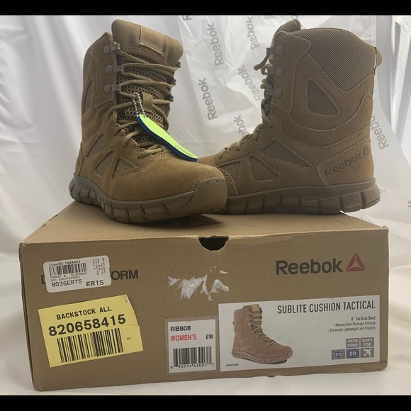 Women’s Reebok tactical boots size 6W New men’s size 4W - Picture 3 of 10